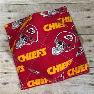 Microwave Bowl Cozy Reversible NFL KC Chiefs Bright Yellow